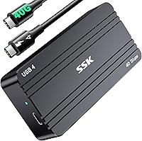 SSK M.2 NVMe SSD Enclosure 40Gbps USB4, 8TB — image 1