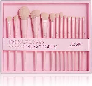 Jessup 14-Piece Pink Makeup Brush Set Review
