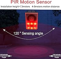 paipaimeiren Solar Outdoor Motion Detector Alarm P611N — image 7