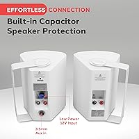 Pyle PDWR51BTWT Wall Mount Bluetooth Speaker System — image 6