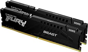 Kingston Fury Beast 16GB (2x8GB) 5600MT/s DDR5 Desktop Memory Kit