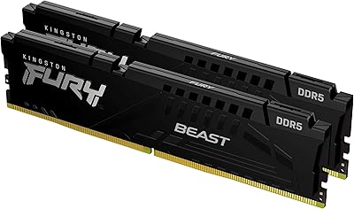 Kingston Fury Beast 16GB (2x8GB) 5600MT/s DDR5 Desktop Memory Kit