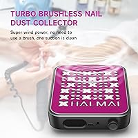 HALMAI Nail Dust Collector - 800Pa Suction, 5000 RPM Motor, HEPA Filter — image 5