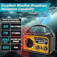 FFQRLP H21 Solar Crank Emergency Radio 16000mAh — image 2