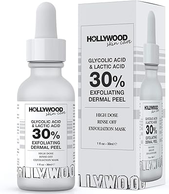 HOLLYWOOD Glycolic Acid Professional Chemical Peel for Face
