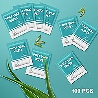 Charmonic 100 Pcs Post Wax Oil Wipes — image 2