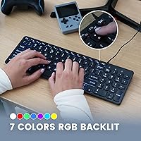 Perixx PERIBOARD-333RGB Wired Backlit USB Keyboard — image 4