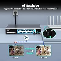 NICGIGA 16-Port PoE+ Switch 250W — image 6