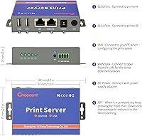 CHEECENT CR102 Ethernet to USB Print Server — image 6