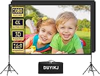 DUYIKJ 120-inch Projector Screen with Stand — image 1