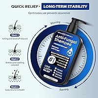 Oely Antifungal Shampoo for Seborrheic Dermatitis, Folliculitis & Scalp Psoriasis, 10.1 Fl Oz — image 7