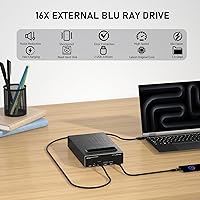 Mthstec 4-in-1 External Blu-ray Drive — image 2