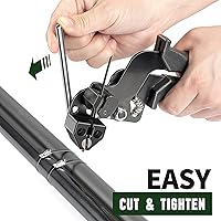 KTDSFA Heavy Duty Black Stainless Steel Cable Tie Kit — image 3