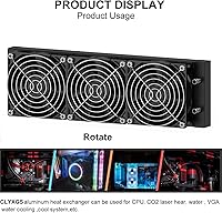 Clyxgs 360mm Water Cooling Radiator with Fan — image 5