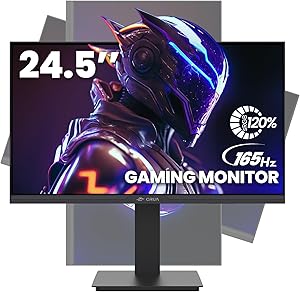 CRUA 24.5-Inch Gaming Monitor