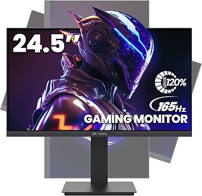 CRUA 24.5-Inch Gaming Monitor