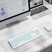 SABLUTE Large Print Backlit Keyboard KB113 — image 5