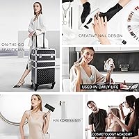 FRENESSA 3 in 1 Rolling Makeup Train Case — image 3
