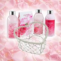 Freida and Joe Heart Pink Rose Spa Bath and Body Gift Set — image 6