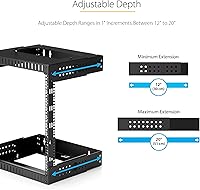 StarTech 2-Post 15U Wall Mount Network Rack — image 3