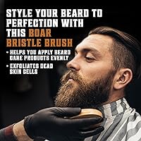 Viking Revolution Beard Brush and Comb Set with Peppermint Eucalyptus Beard Wash and Conditioner — image 5