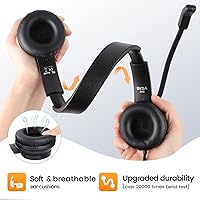 EKSA H12E USB Headset with Microphone — image 8