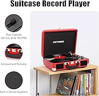 Victress TE-001F-RD Vinyl Record Player — image 4