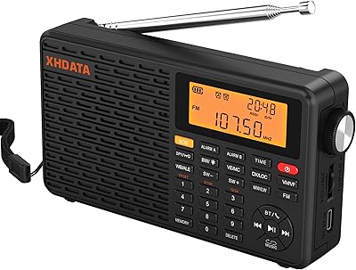 XHDATA D109WB Portable AM/FM/SW/LW Weather Radio