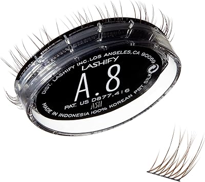 Lashify Amplify 8mm Gossamer Eyelash Extensions Refill, Ash Color