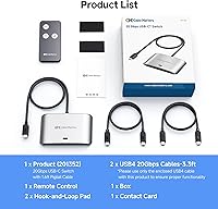 Cable Matters 20Gbps USB C Switch for 2 Computers — image 9