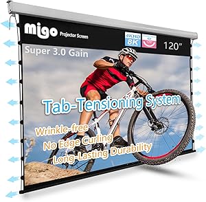 Migo 120-inch Tab-Tensioned Projector Screen Review