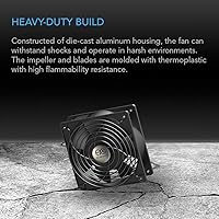 AC Infinity AXIAL 1225 Quiet Muffin Fan 120mm x 25mm 120V AC — image 5