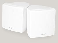 Rockville Cube White 3.5″ Home Theater Wall Speakers — image 1