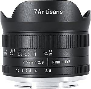 7artisans 7.5mm f2.8 Mark II Fisheye Lens for Canon RF