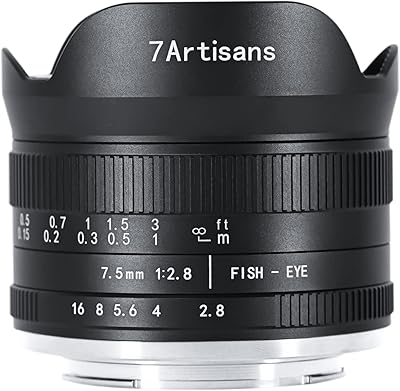 7artisans 7.5mm f2.8 Mark II Fisheye Lens for Canon RF