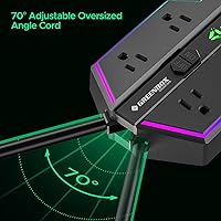 Green Box Innovations 4000J Surge Protector Power Strip with USB Ports — image 3