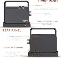 Coby CSTV130 Wireless Hearing Amplifier and TV Audio Speaker — image 2