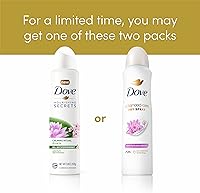 Dove Advanced Care Antiperspirant Deodorant Spray Waterlily & Sakura Blossom 3 Count 3.8 oz — image 6