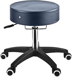 Master Massage Glider Ergonomic Rolling Stool in Royal Blue Review