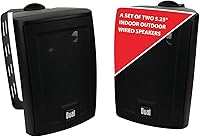 Dual Electronics LU53PB 5.25″ 3-Way Outdoor/Indoor Speakers — image 1