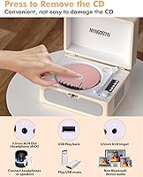 MANGOSTAN CD-003CT Vintage Suitcase Portable CD Player — image 5