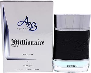 Lomani Ab Spirit Millionaire Eau de Toilette Spray for Men 3.4oz