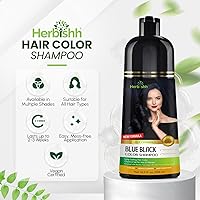 Herbishh Hair Color Shampoo - Blue Black, 500mL — image 4