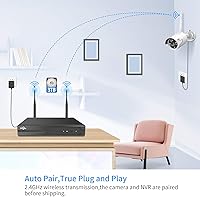 Hiseeu Wireless Pro 4K NVR Security Camera System, 8 Cameras, 3TB Storage — image 2