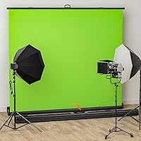 WASJOYE Large Retractable Green Backdrop Screen 79 x 79 in — image 5