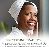 SAAQIN Raw African Black Soap 5 Lbs — image 7
