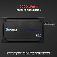 Pyle INV1000DBA 2000W Class D Car Audio Amplifier — image 4