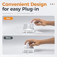 TESSAN Surge Protector Power Strip with 6 Individual Switches, 12 Outlets, 6 FT Cord — image 6