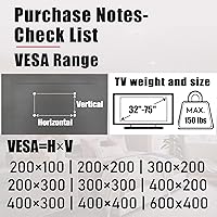 Auoace No Stud TV Wall Mount 32-75 inch — image 6