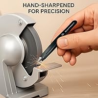 Beauty Power Precision Tweezers Set – Slant & Point Tips, Matte Black — image 4